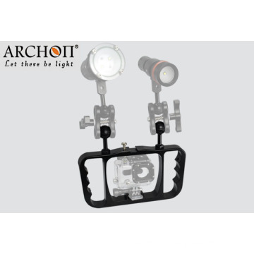 Braço do Archon Z08 Professional Gopro com dois braços de bola de 1 polegada